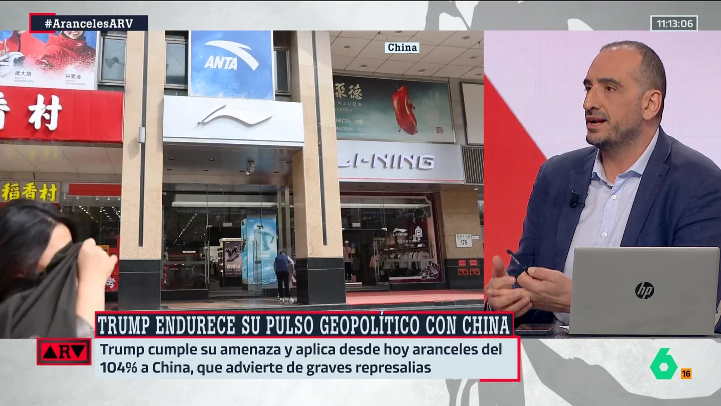 Mario Saavedra analiza la situación de China tras los aranceles de Trump: "Creo que no pueden aguantar" Mario Saavedra analiza la situación de China tras los aranceles de Trump: "Creo que no pueden aguantar"