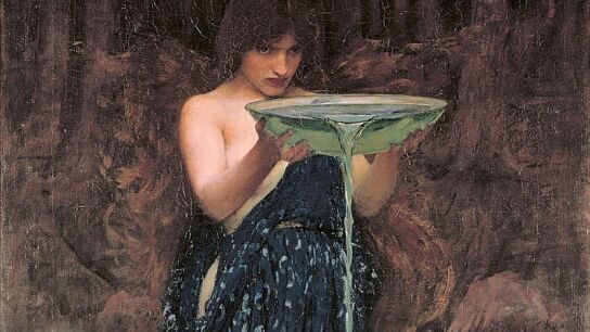 'Circe Invidiosa', pintura de John William Waterhouse (1892)