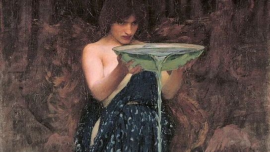 'Circe Invidiosa', pintura de John William Waterhouse (1892) 'Circe Invidiosa', pintura de John William Waterhouse (1892)