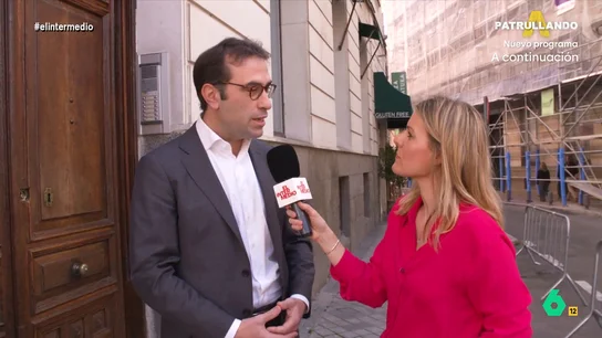 La fórmula de Carlos Cuerpo para responder a los aranceles de Trump: "Cabeza fría y la mano tendida" Andrea Ropero se traslada hasta el Congreso de los Diputados y tiene la ocasión de entrevistar a Carlos Cuerpo, que en este vídeo muestra su esperanza en un "acuerdo mayoritario" con los partidos y de una negociación con Estados Unidos.