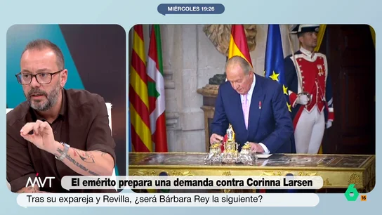 Maestre, sobre la demanda del emérito a Corinna: "Es impúdico que un tipo que se salva de la cárcel por inviolable persiga a la gente" Antonio Maestre hace una contundente reflexión en este vídeo sobre la demanda que prepara el rey Juan Carlos contra Corinna Larsen y recuerda que el monarca "cometió cinco delitos por cinco años que se le investigó".