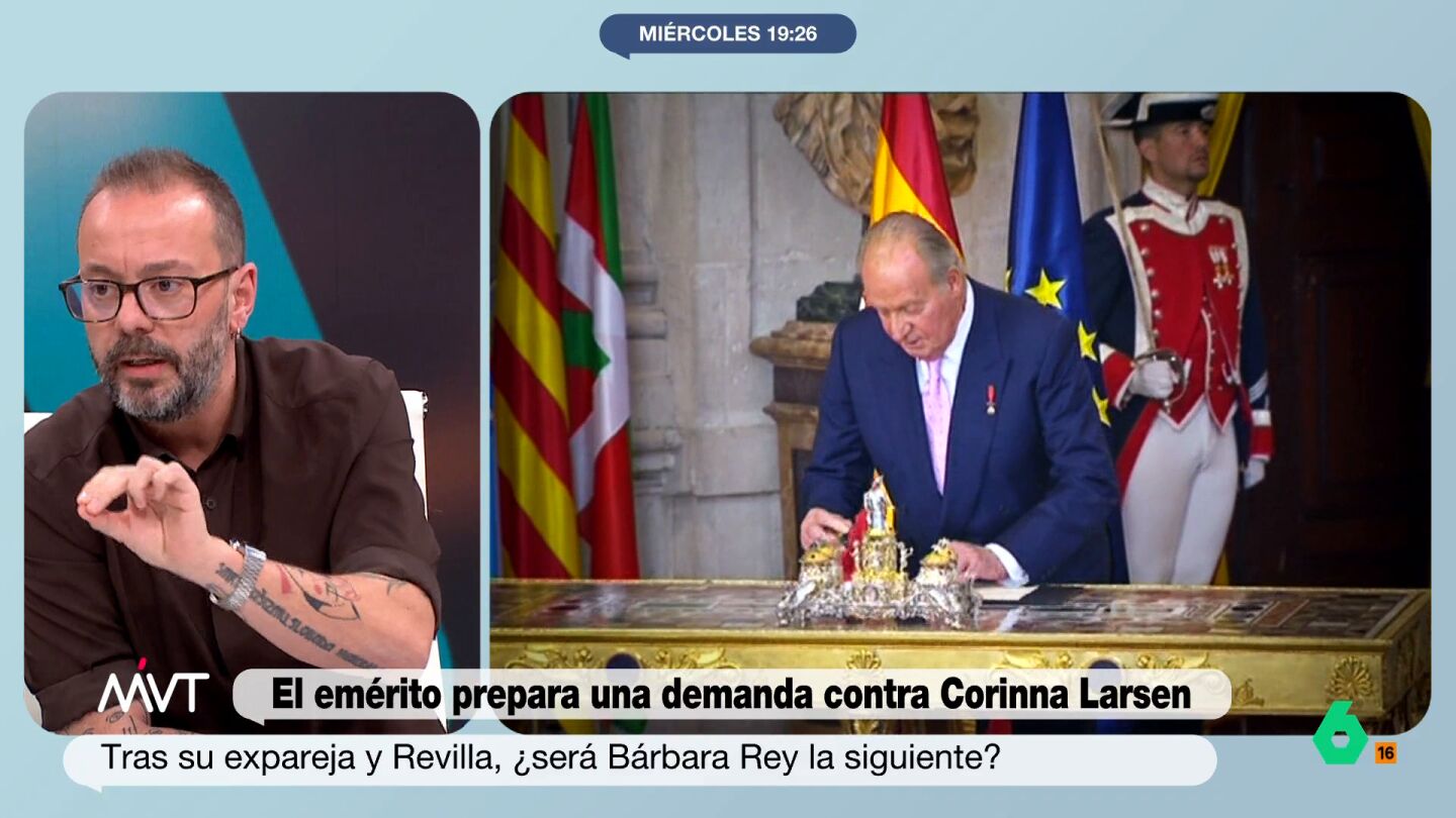 Antonio Maestre hace una contundente reflexi&oacute;n en este v&iacute;deo sobre la demanda que prepara el rey Juan Carlos contra Corinna Larsen y recuerda que el monarca "cometi&oacute; cinco delitos por cinco a&ntilde;os que se le investig&oacute;".