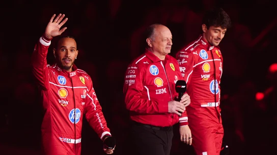 Hamilton, Vasseur y Leclerc Hamilton, Vasseur y Leclerc