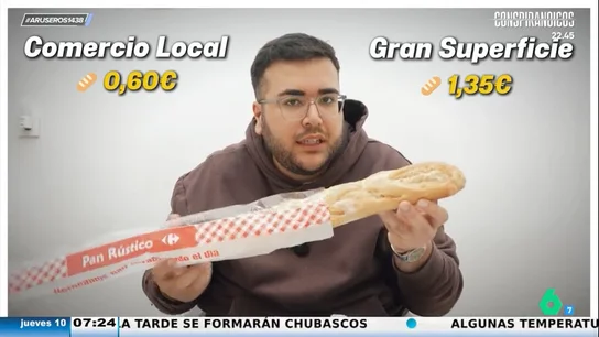 Comprobado: un tiktoker demuestra que los precios de los supermercados son más altos que los del pequeño comercio Comprobado: un tiktoker demuestra que los precios de los supermercados son más altos que los del pequeño comercio