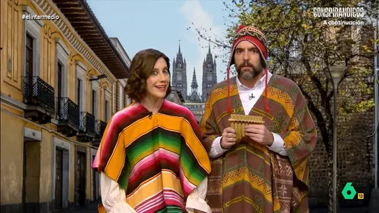 'Isabel Díaz Ayuso', "de incógnito" en su viaje a Ecuador "hasta que mi churri particular deje de tener que ir al juzgado" Cristina Gallego imita a 'Isabel Díaz Ayuso' durante su viaje a Ecuador en el que, junto a su asesor Dani Mateo, pretende "afianzar los lazos institucionales y evitar las preguntitas de los pesados de Más Madrid y los periodistas".