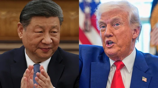 El presidente chino, Xi Jinping, y su homólogo estadounidense, Donald Trump El presidente chino, Xi Jinping, y su homólogo estadounidense, Donald Trump