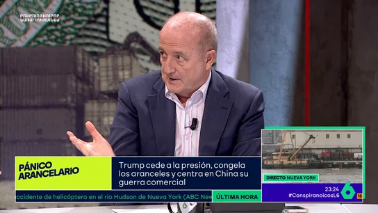 La advertencia de Miguel Sebastián: "Si se juntan China y Europa, EEUU lo va a pasar muy mal" La advertencia de Miguel Sebastián: "Si se juntan China y Europa, EEUU lo va a pasar muy mal"