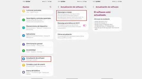 Comprobando actualizaciones Comprobando actualizaciones