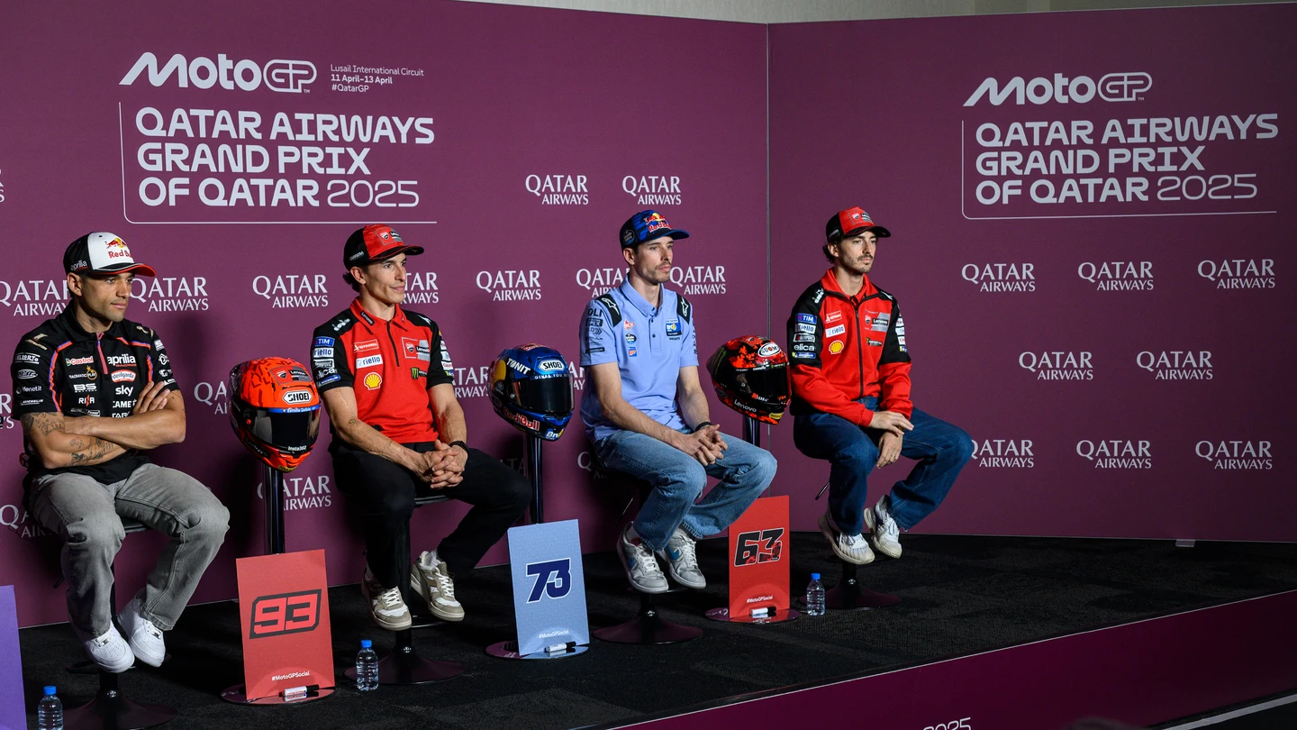 Jorge Martín, Marc Márquez, Alex Márquez y Pecco Bagnaia Jorge Martín, Marc Márquez, Alex Márquez y Pecco Bagnaia