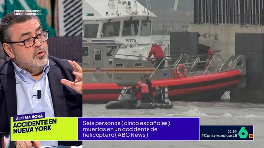 Pedro Rodríguez, sobre la tragedia del helicóptero en Nueva York Pedro Rodríguez, sobre la tragedia del helicóptero en Nueva York