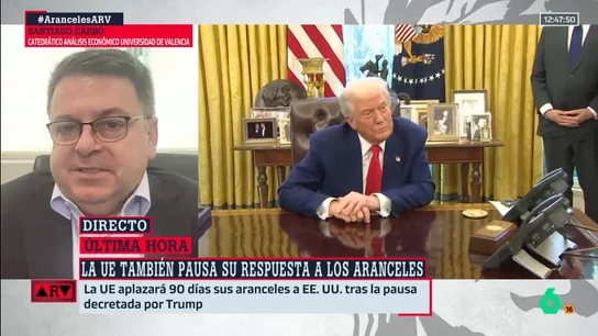Santiago Carbó califica de "prudente" y "sabia" la decisión de la UE: "Ha hecho bien tendiendo la mano" Santiago Carbó califica de "prudente" y "sabia" la decisión de la UE: "Ha hecho bien tendiendo la mano"