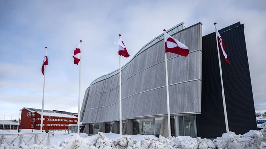 La sede del Parlamento de Groenlandia en una foto de archivo La sede del Parlamento de Groenlandia en una foto de archivo