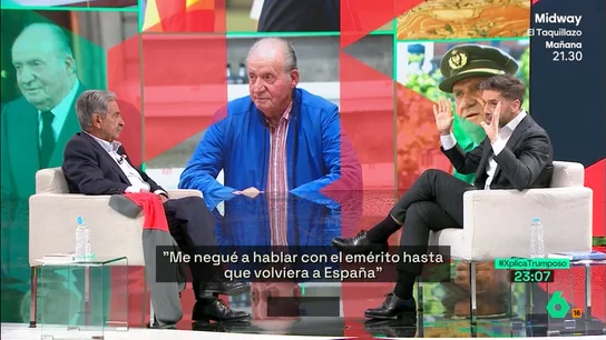 Revilla, sobre el rey emérito Revilla, sobre el rey emérito