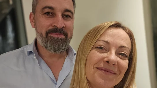 Santiago Abascal y Giorgia Meloni Santiago Abascal y Giorgia Meloni