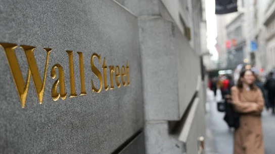 El logo de Wall Street El logo de Wall Street