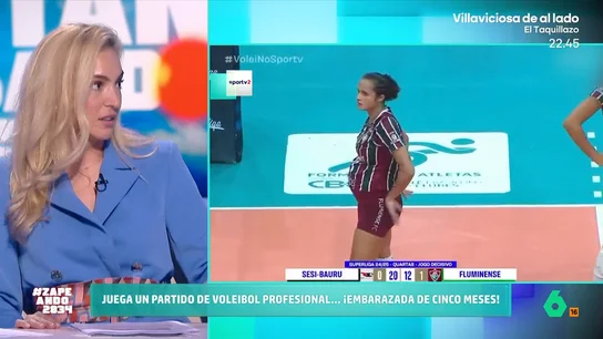Isabel Forner, tras ver a Priscila Heldes, jugadora de voleibol, jugar un partido embarazada: "La imagen es impactante" Isabel Forner, tras ver a Priscila Heldes, jugadora de voleibol, jugar un partido embarazada: "La imagen es impactante"