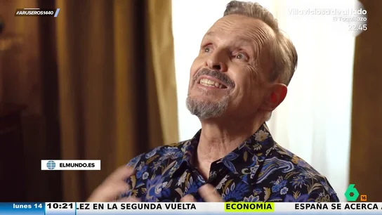 Alfonso Arús, tras la reacción de Miguel Bosé a las críticas: "Cuando empiezo a escucharlo no puedo parar"
