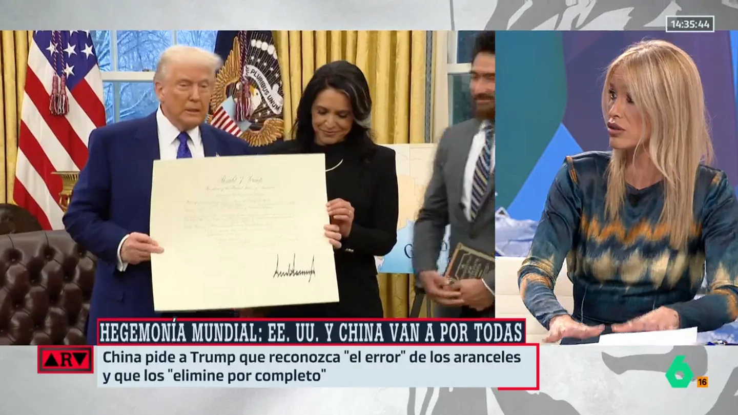 Afra Blanco, tajante sobre Trump: "No soporto que haya gente que diga que es un buen negociador" Afra Blanco, tajante sobre Trump: "No soporto que haya gente que diga que es un buen negociador"