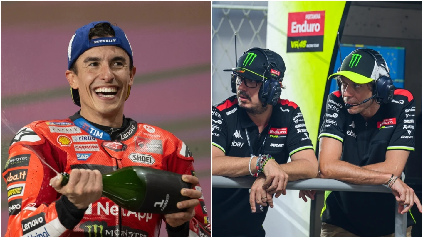 Marc Márquez y Valentino Rossi Marc Márquez y Valentino Rossi