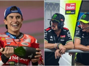 Marc M&aacute;rquez y Valentino Rossi