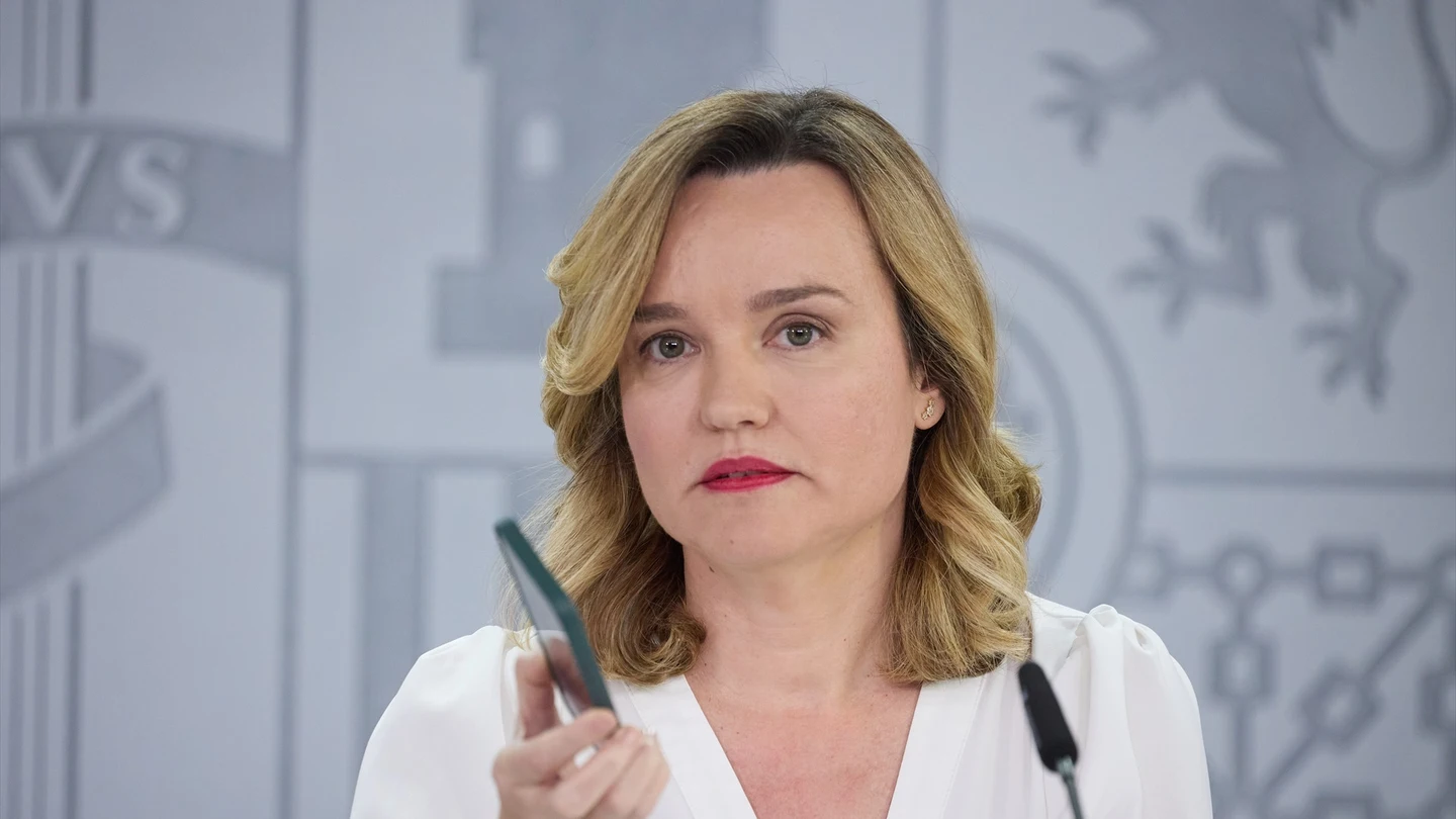 La ministra de Educación y Portavoz del Gobierno, Pilar Alegría, durante una rueda de prensa posterior a la reunión del Consejo de Ministros La ministra de Educación y Portavoz del Gobierno, Pilar Alegría, durante una rueda de prensa posterior a la reunión del Consejo de Ministros