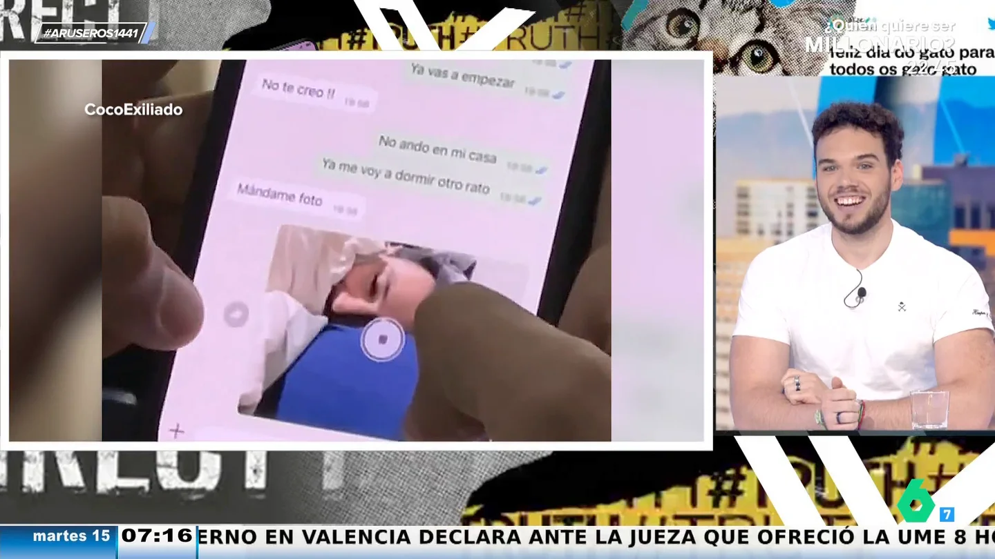 Alfonso Arús, sobre el viral del joven que miente a su novia asegurando "no estar en el estadio viendo fútbol": "¡Vaya gol ha marcado!" Alfonso Arús, sobre el viral del joven que miente a su novia asegurando "no estar en el estadio viendo fútbol": "¡Vaya gol ha marcado!"
