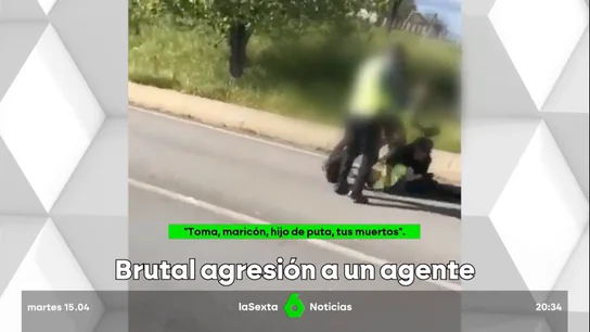 Brutal agresión a un agente de la Guardia Civil en Huelva Brutal agresión a un agente de la Guardia Civil en Huelva