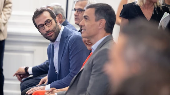 El ministro de Economía, Carlos Cuerpo, y el presidente del Gobierno, Pedro Sánchez, en una imagen de archivo El ministro de Economía, Carlos Cuerpo, y el presidente del Gobierno, Pedro Sánchez, en una imagen de archivo