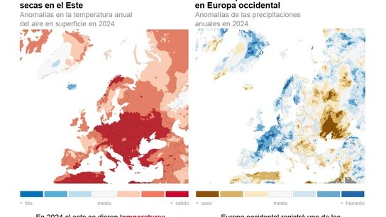 Estado del clima europeo: contrastes e inundaciones generalizadas en el año más cálido Estado del clima europeo: contrastes e inundaciones generalizadas en el año más cálido
