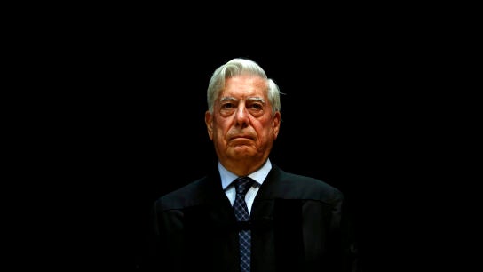 El Premio Nobel de Literatura peruano Mario Vargas Llosa
