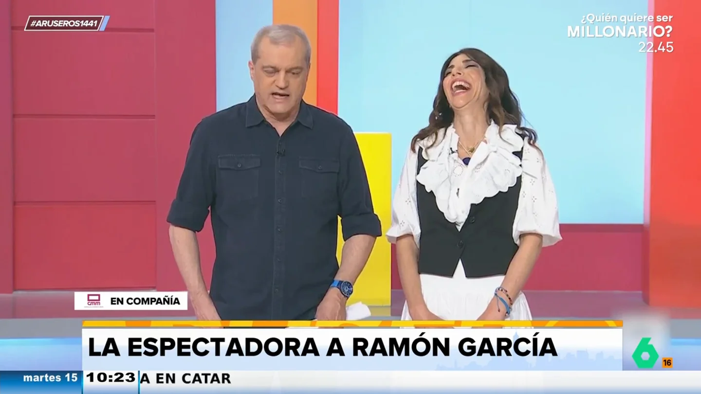 Ramón García, al 'zasca' de una espectadora: "Nos podía haber mandado a tomar por culo, muy educada la señora" Ramón García, al 'zasca' de una espectadora: "Nos podía haber mandado a tomar por culo, muy educada la señora"