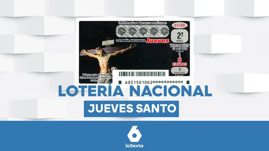 Décimo de la Lotería Nacional del Jueves Santo de 2025 Décimo de la Lotería Nacional del Jueves Santo de 2025