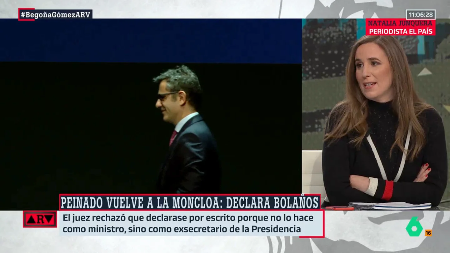 Natalia Junqueras critica la falta de avances en el caso Begoña Gómez: “No hay un solo indicio claro tras un año” Natalia Junqueras critica la falta de avances en el caso Begoña Gómez: “No hay un solo indicio claro tras un año”