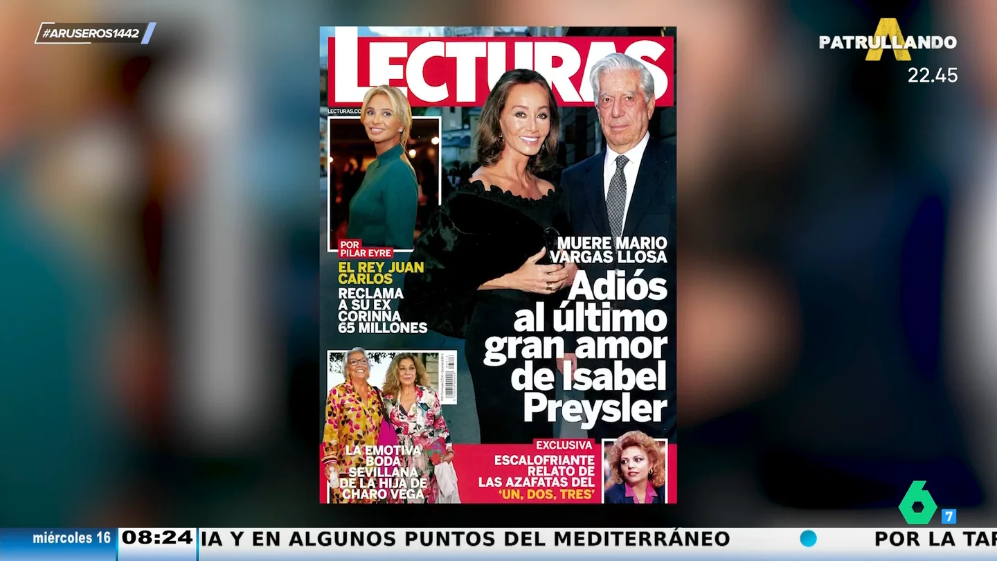 La crítica de Alfonso Arús tras la muerte de Mario Vargas Llosa: "Parece que la importante es Isabel Preysler" La crítica de Alfonso Arús tras la muerte de Mario Vargas Llosa: "Parece que la importante es Isabel Preysler"