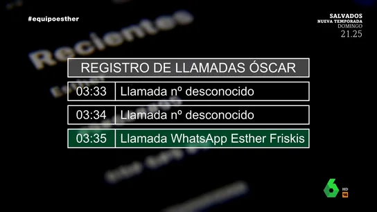 Equipo de Investigación muestra los relevantes datos que señalaron a Óscar como sospechoso de la muerte de Esther López Equipo de Investigación muestra los relevantes datos que señalaron a Óscar como sospechoso de la muerte de Esther López