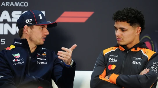 Verstappen y Norris Verstappen y Norris