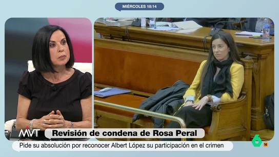 Bea de Vicente, sobre la revisión de condena a Rosa Peral: "La confesión de Albert López no la exculpa" Bea de Vicente, sobre la revisión de condena a Rosa Peral: "La confesión de Albert López no la exculpa"