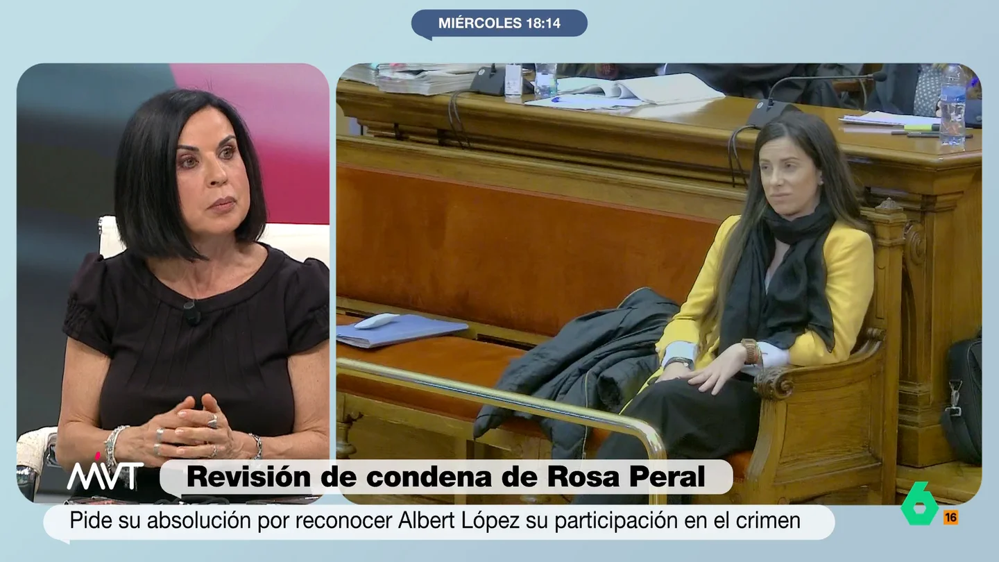 Bea de Vicente, sobre la revisión de condena a Rosa Peral: "La confesión de Albert López no la exculpa" Bea de Vicente, sobre la revisión de condena a Rosa Peral: "La confesión de Albert López no la exculpa"