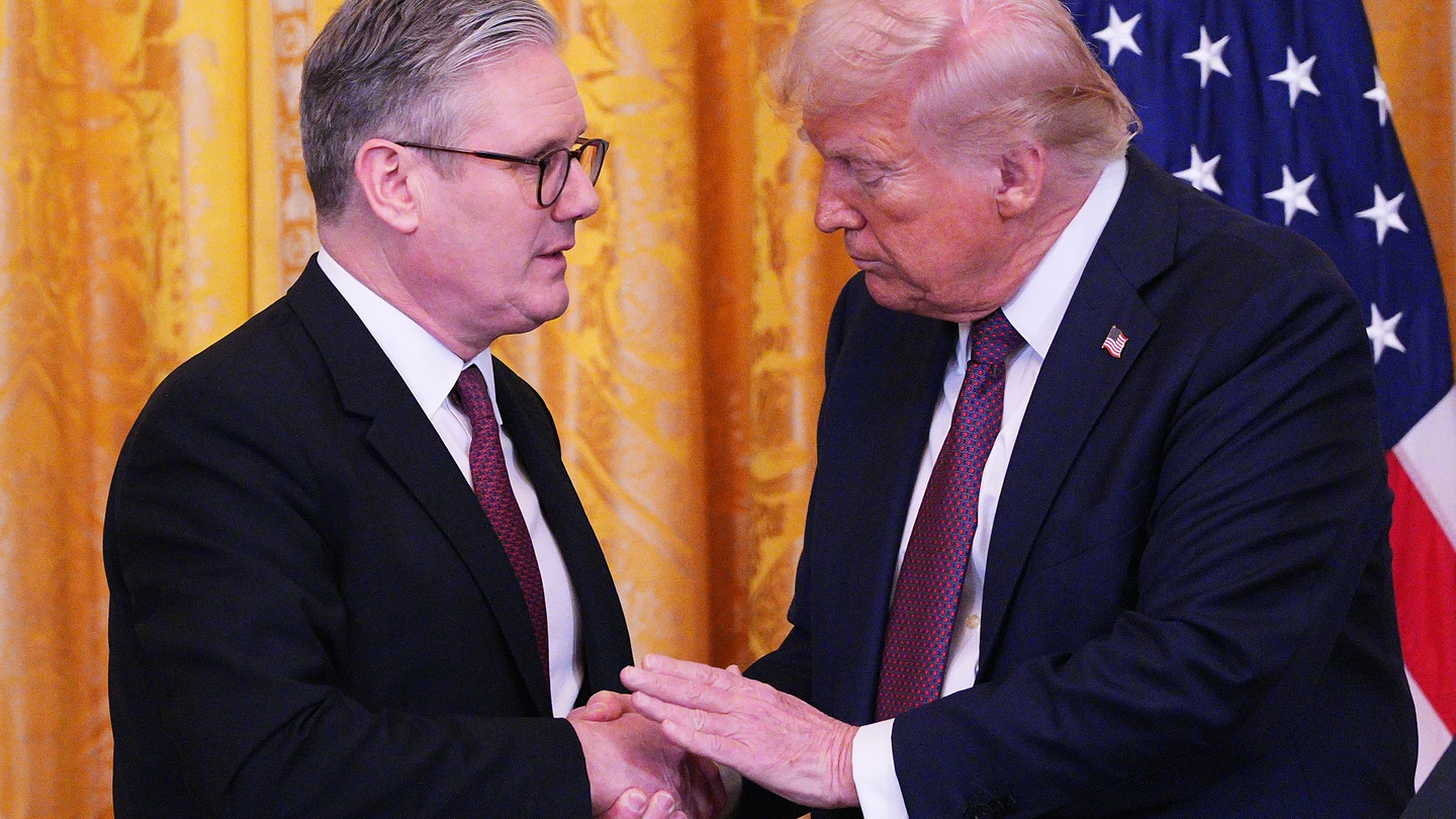 El primer ministro británico, Keir Starmer, y el su homólogo estadounidense, Donald Trump, durante su encuentro a finales de febrero en la Casa Blanca. El primer ministro británico, Keir Starmer, y el su homólogo estadounidense, Donald Trump, durante su encuentro a finales de febrero en la Casa Blanca.