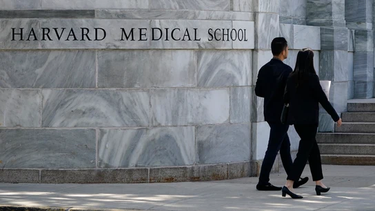 Fachada de la Facultad de Medicina de Harvard en Boston, en una imagen de archivo. Fachada de la Facultad de Medicina de Harvard en Boston, en una imagen de archivo.