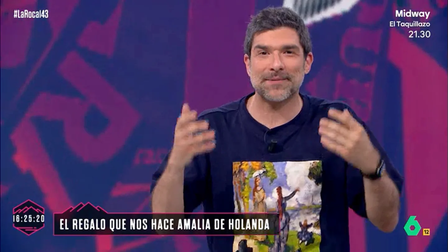 LA ROCA: El 'dardo' de Nacho García a Martínez-Almeida al ver la diferencia de altura con Amalia de Holanda: "Ella no está subida en nada" LA ROCA: El 'dardo' de Nacho García a Martínez-Almeida al ver la diferencia de altura con Amalia de Holanda: "Ella no está subida en nada"