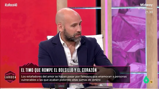 Gonzalo Miró empatiza con los estafados emocionales: "Si tienen carencias y se sienten queridos, pagan encantados" Manuel Hernández apunta que no es "tan sencillo como decir 'yo me siento pues he pagado'". El abogado explica que "la jurisprudencia califica esto como 'ingeniería social'".
