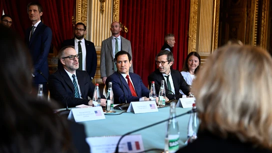 El secretario de Estado de Estados Unidos, Marco Rubio, en reuniones sobre Ucrania con representantes de países europeos El secretario de Estado de Estados Unidos, Marco Rubio, en reuniones sobre Ucrania con representantes de países europeos