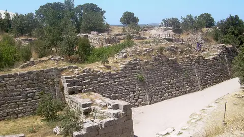 Ruinas de la ciudad de Troya Ruinas de la ciudad de Troya