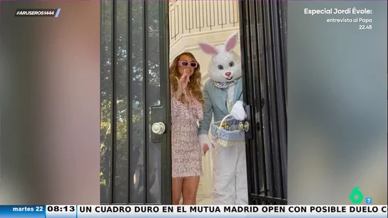 La reacción de Alfonso Arús al ver el 'outfit' de Mariah Carey para el día de Pascua: "Humilde, como siempre" La reacción de Alfonso Arús al ver el 'outfit' de Mariah Carey para el día de Pascua: "Humilde, como siempre"