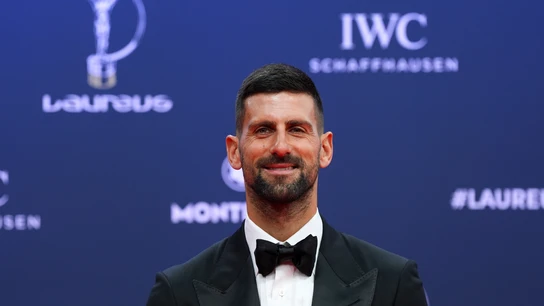 Novak Djokovic en el Laureus Novak Djokovic en el Laureus