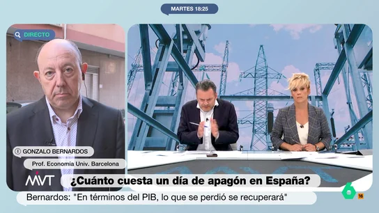 Gonzalo Bernardos, sobre la gente que no pudo trabajar: "No fue culpa de los trabajadores, tienen derecho a cobrar" El economista indica que, en su opinión, lo más razonable sería que empresarios y trabajadores llegaran a algún acuerdo para recuperar, poco a poco, las horas de trabajo perdidas.