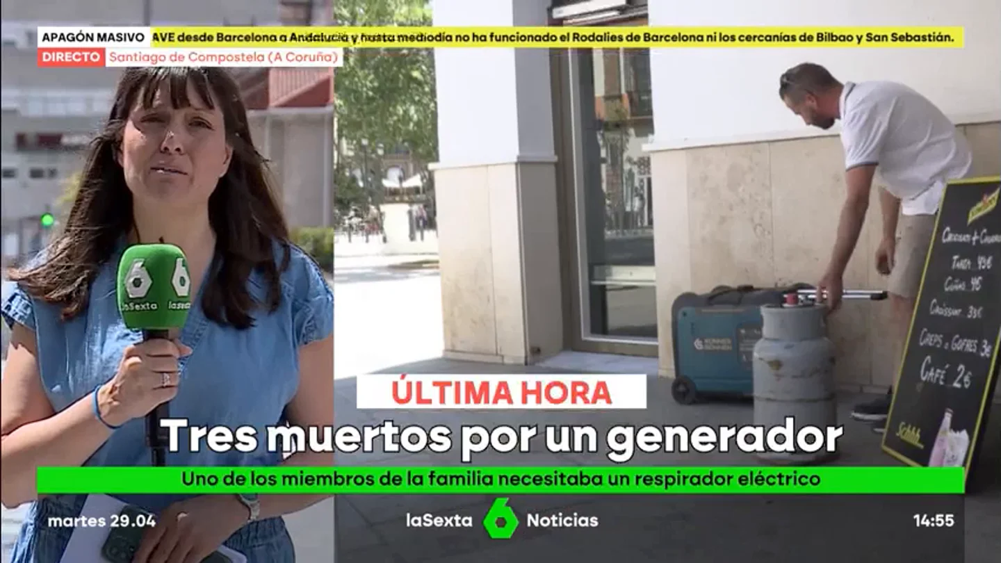 La mala combustión de un generador provoca la muerte de tres miembros de una familia durante el apagón La mala combustión de un generador provoca la muerte de tres miembros de una familia durante el apagón