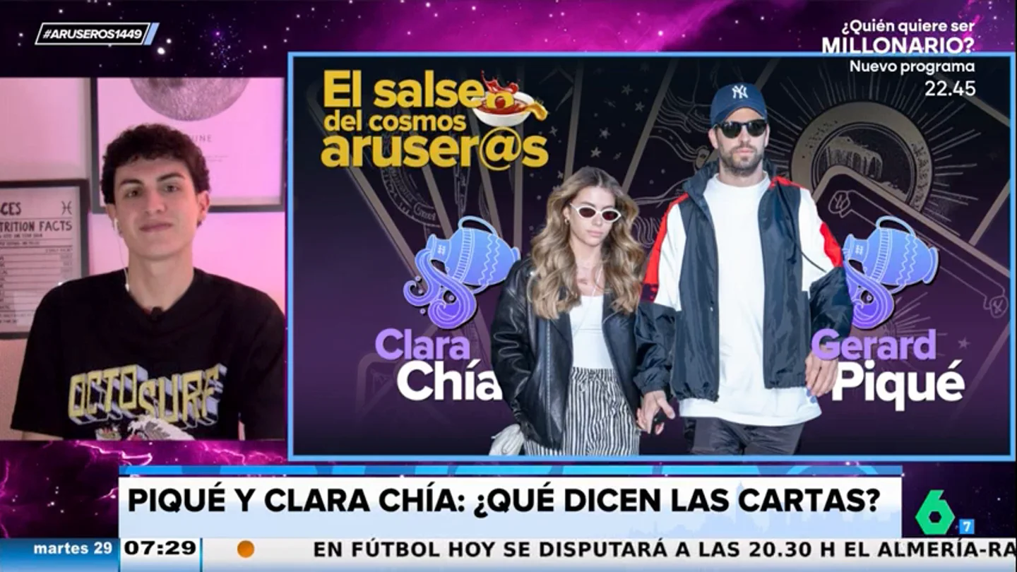 Jabifus echa las cartas a Gerard Piqué y Clara Chía, tras los rumores de ruptura: "Me sale el Ermitaño, el Carro y la Estrella" Jabifus echa las cartas a Gerard Piqué y Clara Chía, tras los rumores de ruptura: "Me sale el Ermitaño, el Carro y la Estrella"