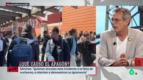Pedro Vallín analiza el civismo durante el apagón: "El buen comportamiento de la sociedad responde a la confianza" Pedro Vallín analiza el civismo durante el apagón: "El buen comportamiento de la sociedad responde a la confianza"